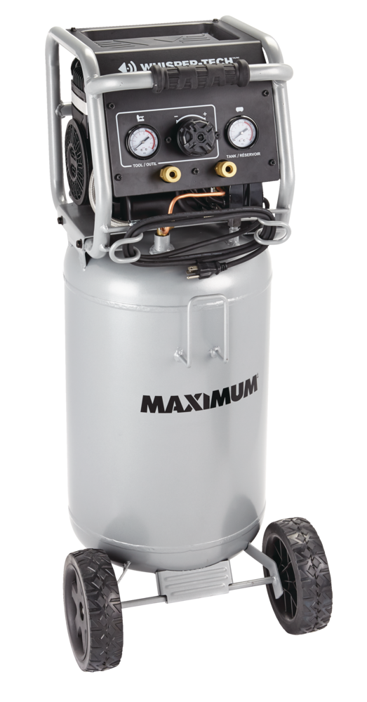 15-Gallon Oil-Free Quiet Portable Vertical Air Compressor with Top Tray G7I9 - product image 6