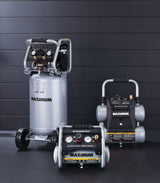 15-Gallon Oil-Free Quiet Portable Vertical Air Compressor with Top Tray G7I9 - product image 8