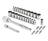 31 Piece 1/4" Drive Metric Socket Set V7F4 - product image 1