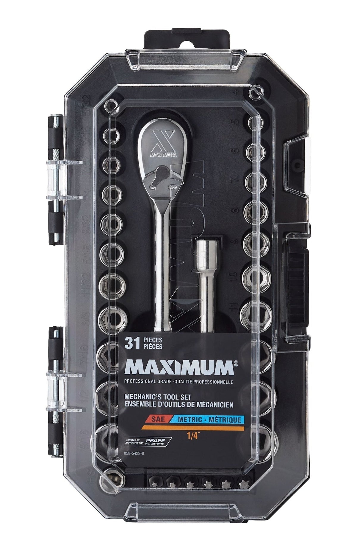 31 Piece 1/4" Drive Metric Socket Set V7F4 - product image 2