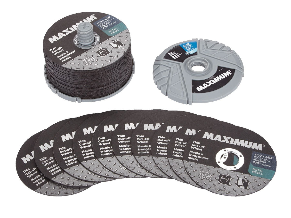 4-1/2-in x 3/64-in Aluminum Oxide Thin Cut off Wheel for Metal, 50-pk M5J0 - product image 1