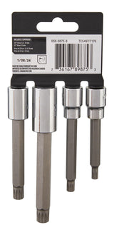Extra Long Shank Triple Square Bit Socket Set, 4-pc B1J3 - product image 5