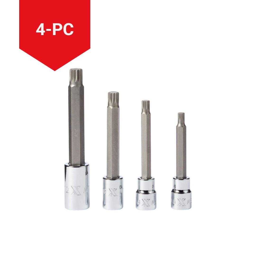 Extra Long Shank Triple Square Bit Socket Set, 4-pc B1J3 - product image 7