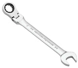 Flexhead Ratcheting Wrench, Assorted Sizes, SAE/ Metric, Metal, Chrome L7U3 - product image 1