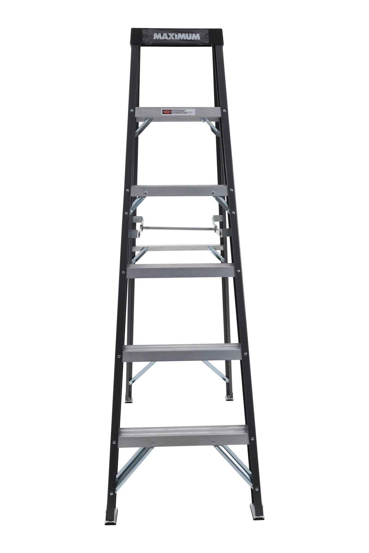 Grade 1 Fiberglass Heavy-Duty Industrial Step Ladder, 250-lb, 6-ft U0N8 - product image 1