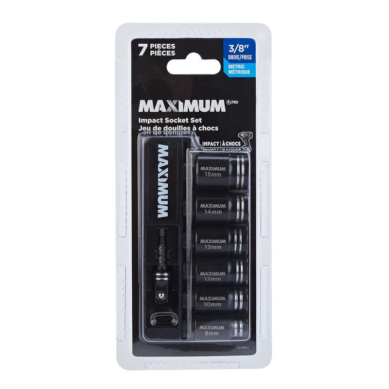 Impact Driver Socket Set, Metric, 7-pc W2K2