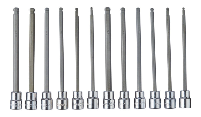 Long-Arm Ball End Bit Socket Set, 3/8-in, 12-pc O3L4