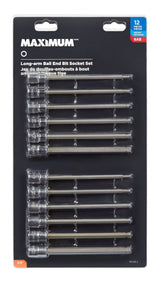 Long-Arm Ball End Bit Socket Set, 3/8-in, 12-pc O3L4 - product image 4