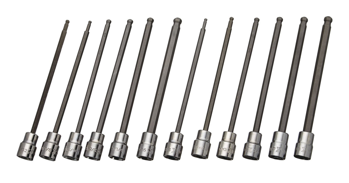 Long-Arm Ball End Bit Socket Set, 3/8-in, 12-pc O3L4 - product image 5