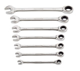 Ratcheting Wrench Set, SAE, Nickel-Chrome Plating, 7-pc L6N2 - product image 4