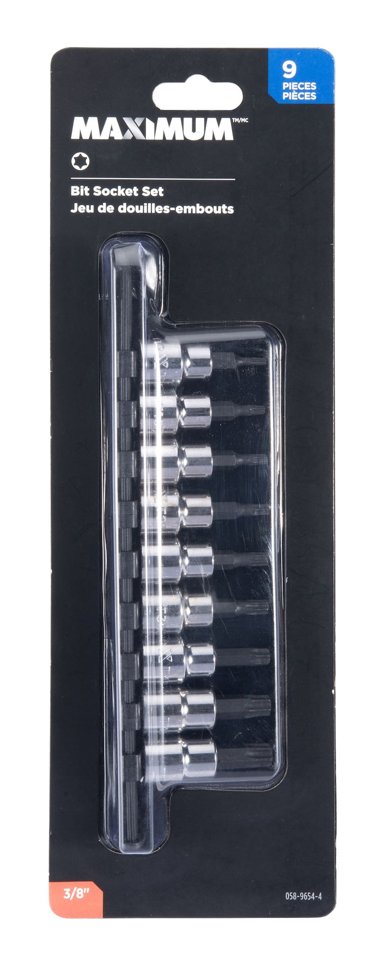 Torx Bit Socket Set, Heat Treated, 9-pc E9M5 - product image 2
