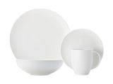 & Williams Round Diamond Porcelain Dinnerware Set, Serves 4, 16-pc, White H4C2 - product image 1