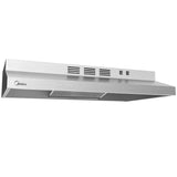 Basic 200 CFM Under the Cabinet Kitchen Exhaust Fan Range Hood, Stainless Steel, 30-in V6J2 - product image 1