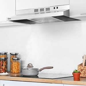 Basic 200 CFM Under the Cabinet Kitchen Exhaust Fan Range Hood, Stainless Steel, 30-in V6J2 - product image 7