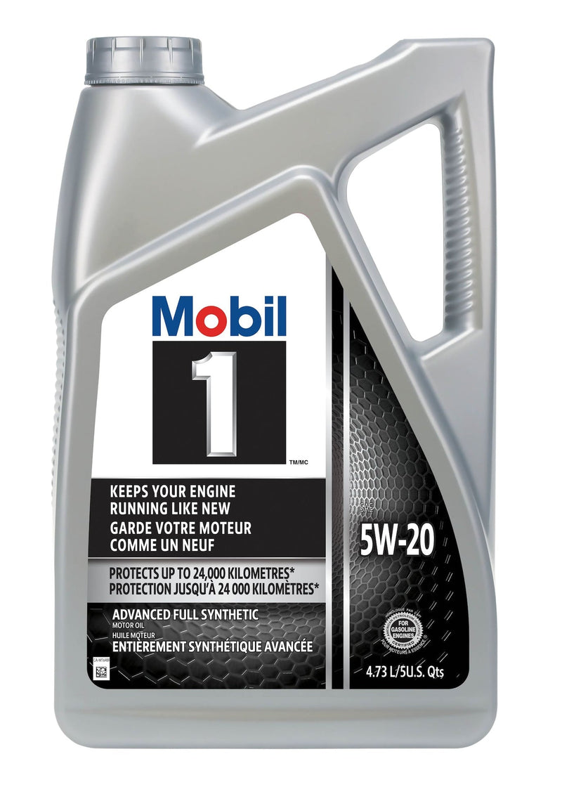 1 5W20 Synthetic Engine/Motor Oil, 4.73-L M4X1