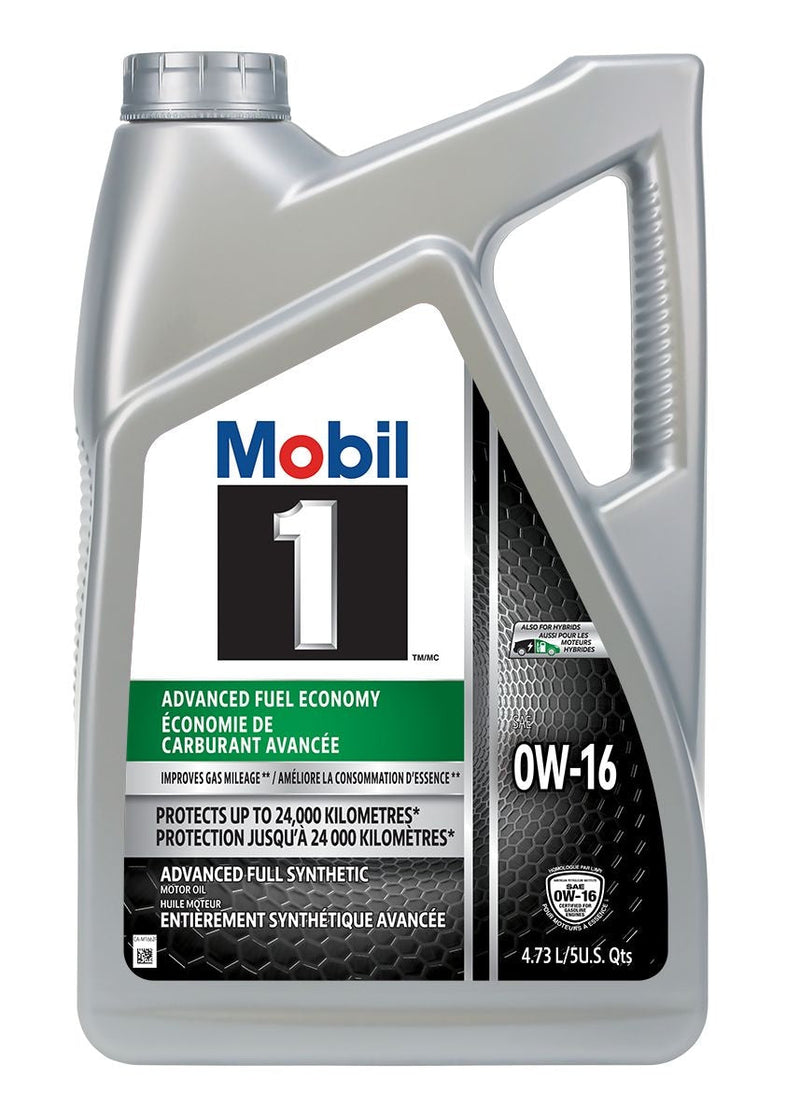 1 Advanced Fuel Economy 0W16 Synthetic Engine/Motor Oil, 4.73-L H2X9