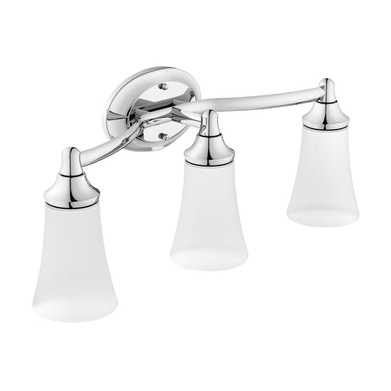 EVA 3-Light Vanity Lighting Fixture, Chrome P7D4