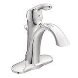 Eva Single Handle High Arc Single Hole Bathroom Sink Faucet, WaterSense Certified, Chrome B0G9 - product image 1