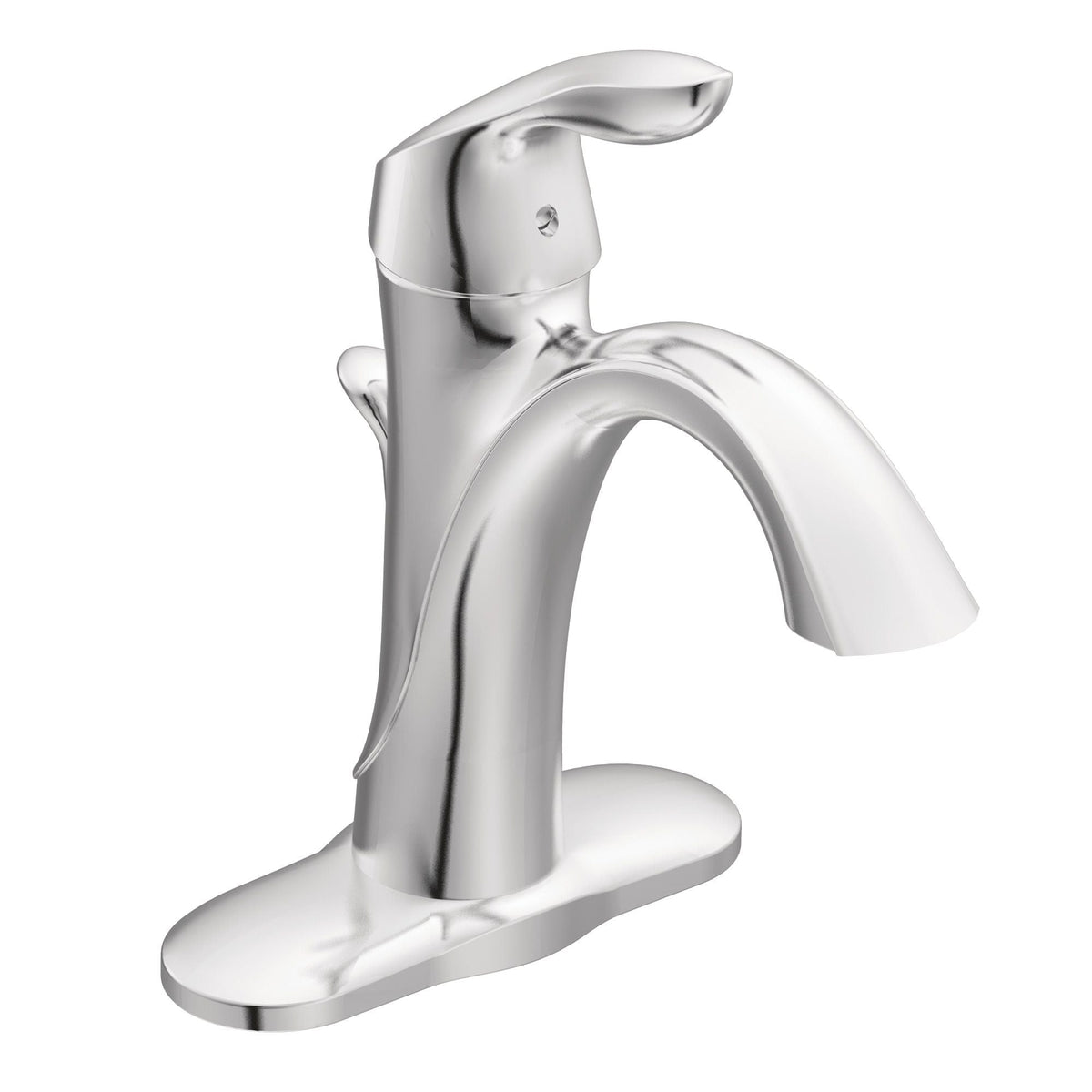 Eva Single Handle High Arc Single Hole Bathroom Sink Faucet, WaterSense Certified, Chrome B0G9 - product image 1