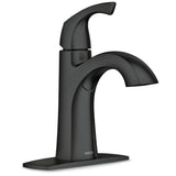 Lindor Single Handle Bathroom Faucet, Meets EPA WaterSense Criteria, Matte Black K4I8 - product image 1
