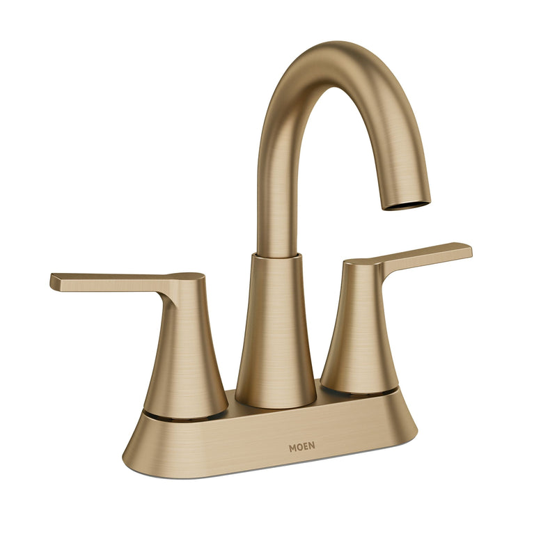 Mikah Double Handle Bathroom Faucet, Bronzed Gold S5E2