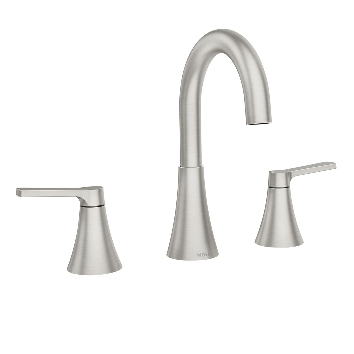 Mikah Double Handle Widespread Bathroom Faucet, Spot Resist Brushed Nickel B4T9 - product image 1