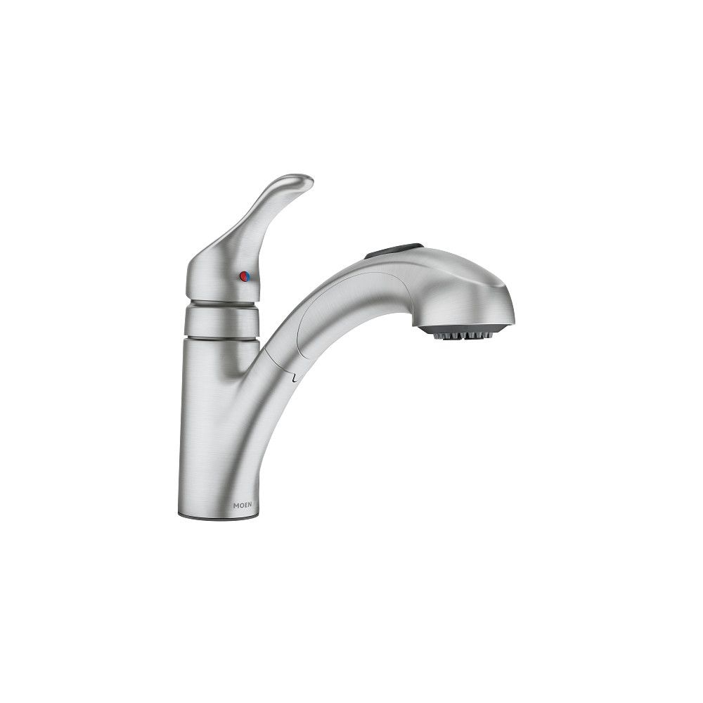Renzo Single-Handle Pull-Out Kitchen Faucet, Spot Resist Stainless I0R6 - product image 1