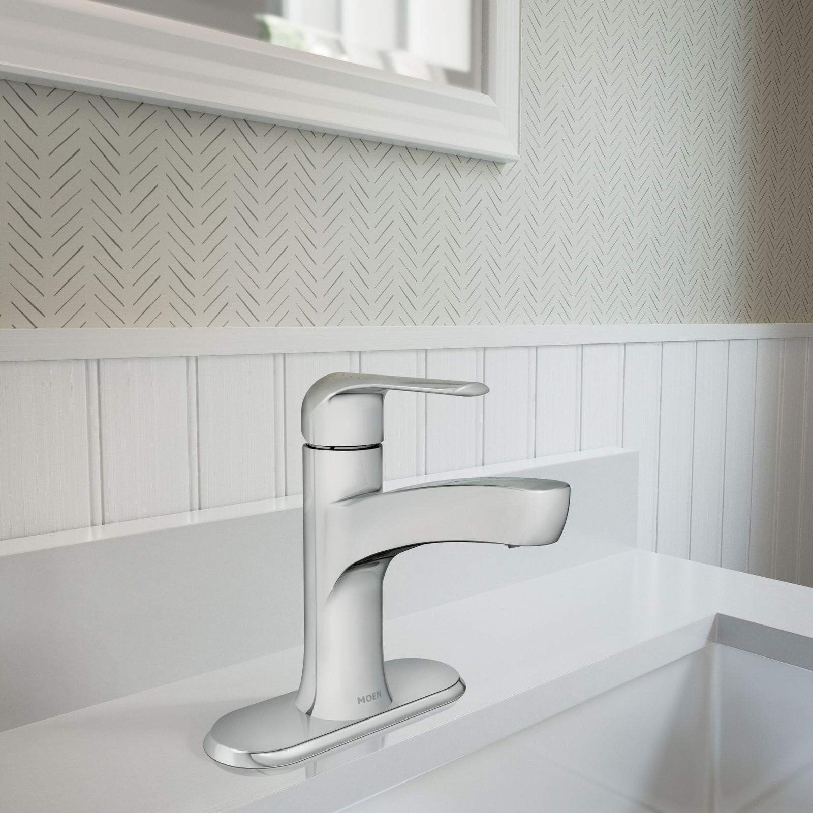 Tilson Single-Handle Chrome Bathroom Lavatory/Bathroom Sink Faucet U6Q8 - product image 4