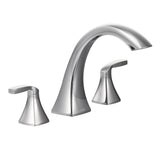 Voss 2-Handle Deck Mount Roman Tub Faucet Trim Kit, Valve Required, Chrome B2I9 - product image 1