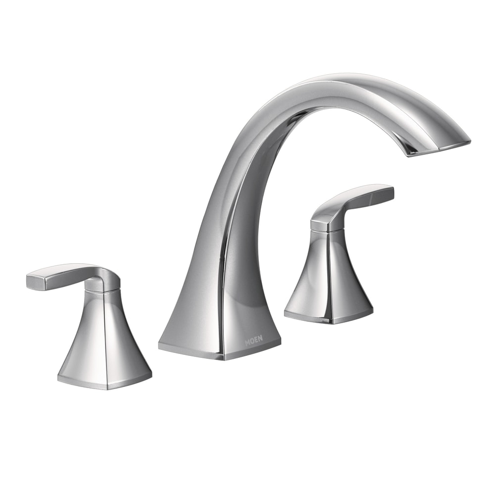 Voss 2-Handle Deck Mount Roman Tub Faucet Trim Kit, Valve Required, Chrome B2I9 - product image 1