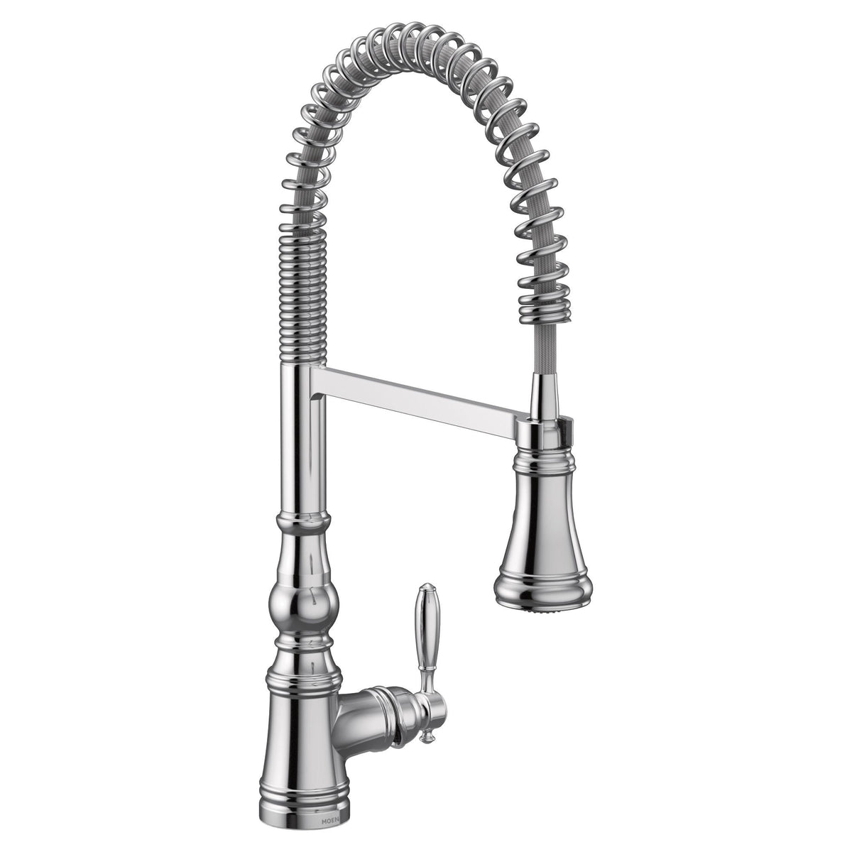 Weymouth Single Handle Pull Down Sprayer Kitchen Faucet with Power Clean, Chrome V2K4 - product image 1