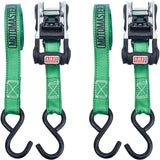 1,500-lb Ratchet Tie Down Straps, with Padded Handle, 1-in x 10-ft, 2-pk X4A9 - product image 4