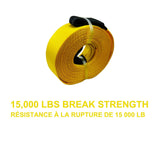 15,000-lb Recovery Strap with Loop Ends, Commercial Grade, 2-in x 30-ft G2N2 - product image 2