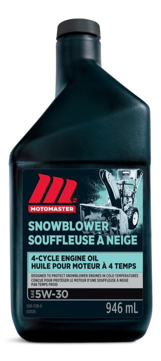 4-Stroke Snowblower/Snowthrower Oil 5W30, 946-mL H9O2
