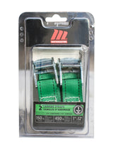 450-lb Light Duty Lashing Straps with Cam Buckle Clasps, Weatherproof, 1-in x 12-ft, 2-pk B3R2 - product image 2