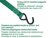 900-lb Ratchet Tie-Down Straps, Non-Padded, 1-in x 10-ft, 4-pk D2D4 - product image 6