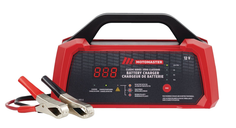 Classic Series Smart Battery Charger/Maintainer, Fully Automatic, 15/8/2-Amp, 12V W5Q4
