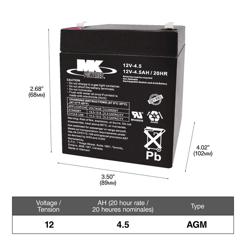 OEPLUS Group Size 51R Battery, 500 CCA S5S7
