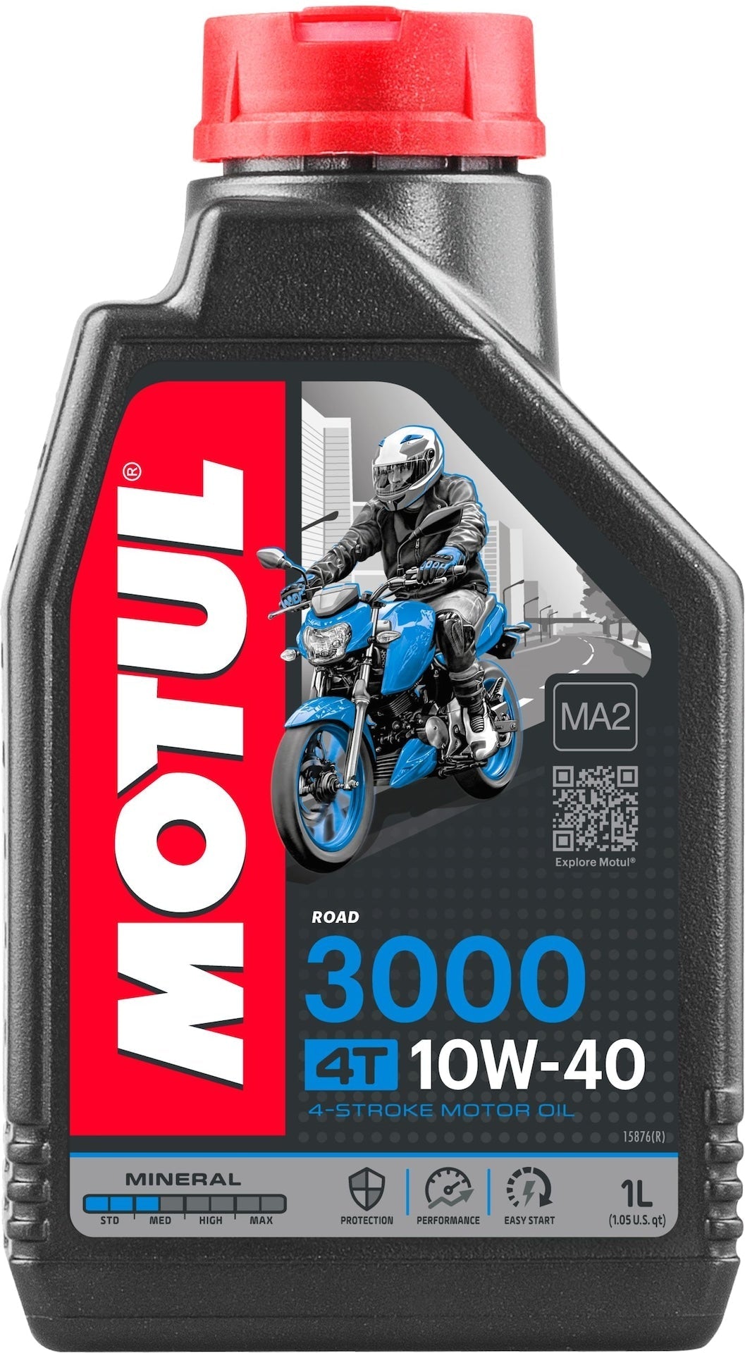 3000 4-Stroke 10W40 Mineral Motor Oil, 1-L G5S3 - product image 1