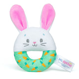 Rachel, Hop Little Bunnies Soft Rattle Toy, Baby Teething Toys with Plush Bunny Cover, Toddler Toys Y6Z1 - product image 1