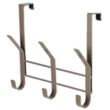 8.5" Over The Door Metal 3 Hook, Champagne S6Q3 - product image 1