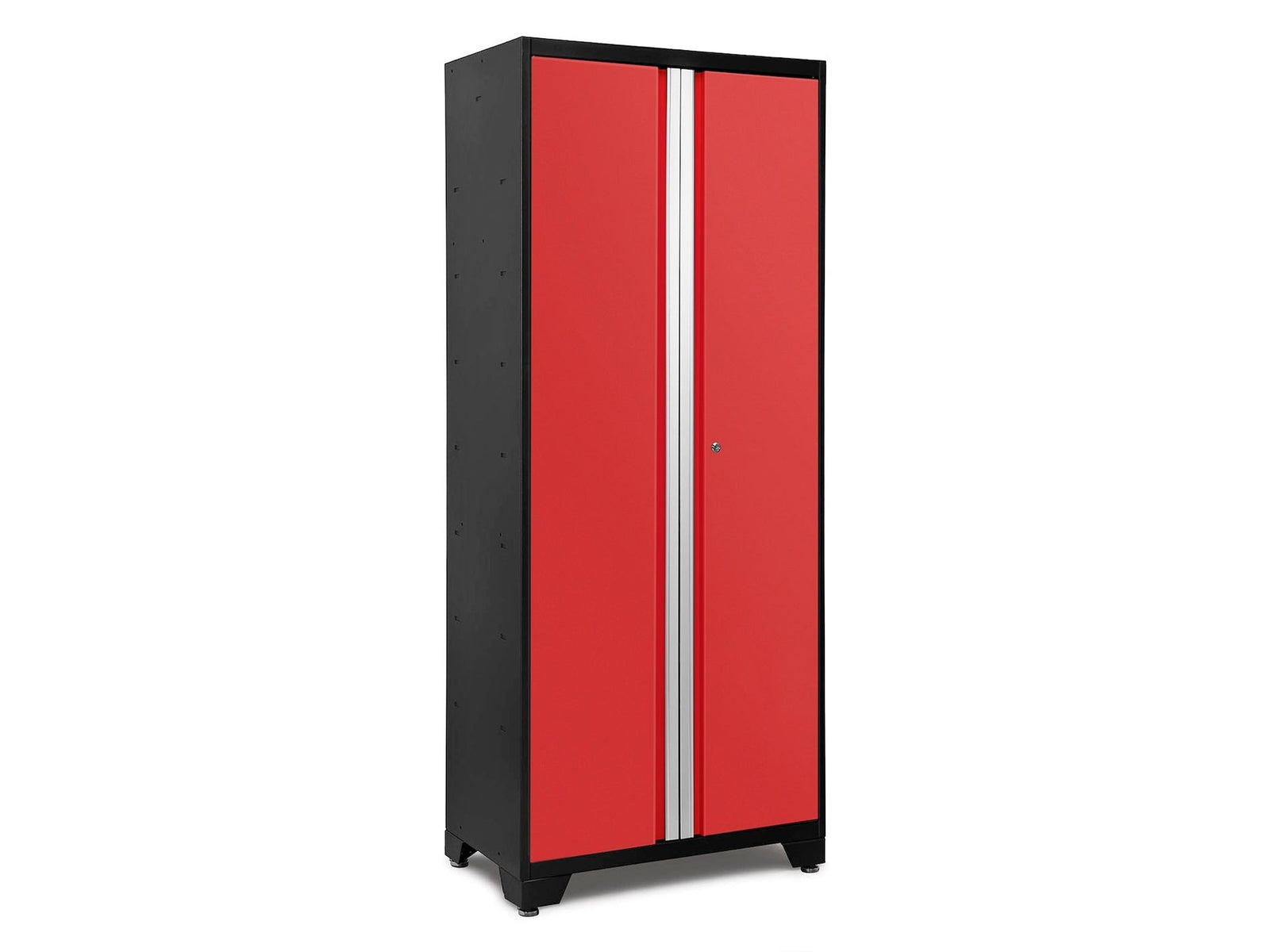 Bold Series 24-Gauge Steel RTA Storage Locker with 3 Shelves, Black/Red, 30-in X8G9 - product image 3