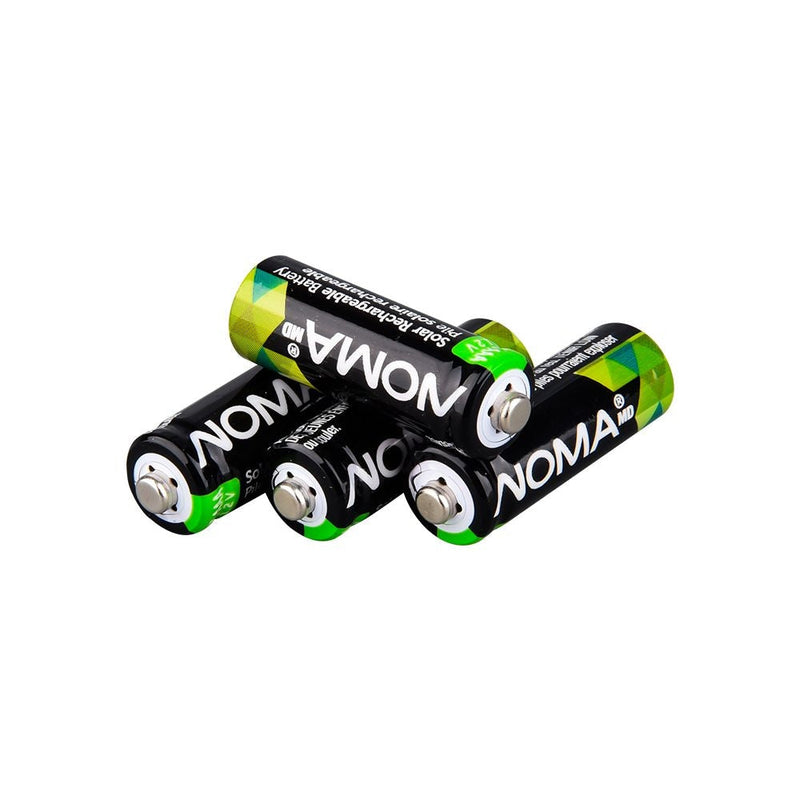 2/3 AAA Ni-MH 200mAh Rechargeable Batteries for Solar Lights, 1.2V, 4-pk O1U3