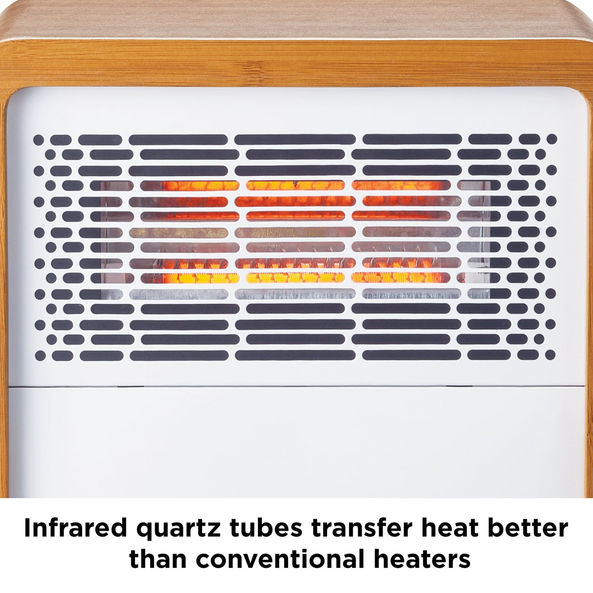3-Setting Cabinet Heater with Child Lock, Quartz and Radiant Heating, Wood Grain Finish R5Q6 - product image 4