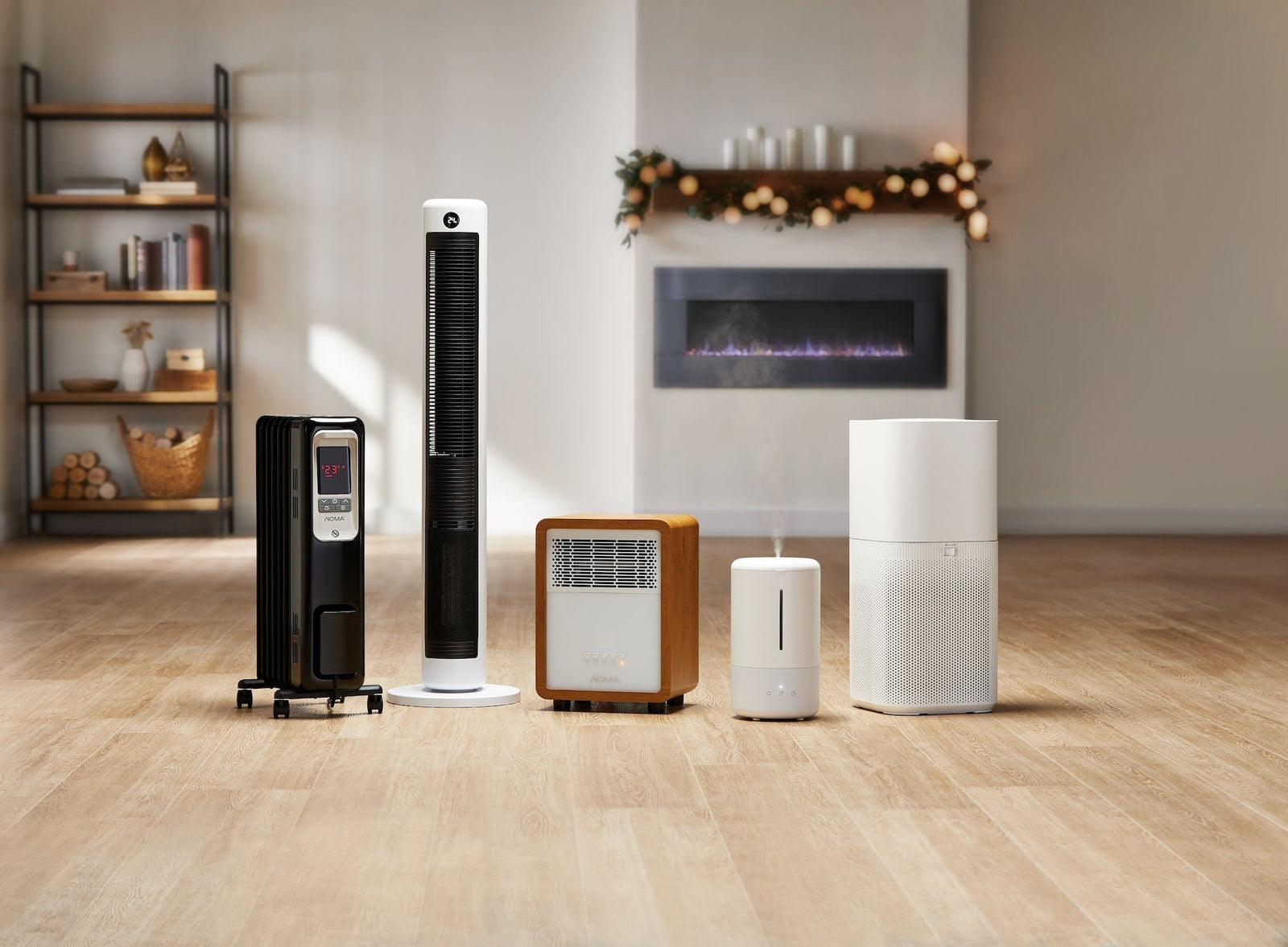 3-Setting Cabinet Heater with Child Lock, Quartz and Radiant Heating, Wood Grain Finish R5Q6 - product image 6