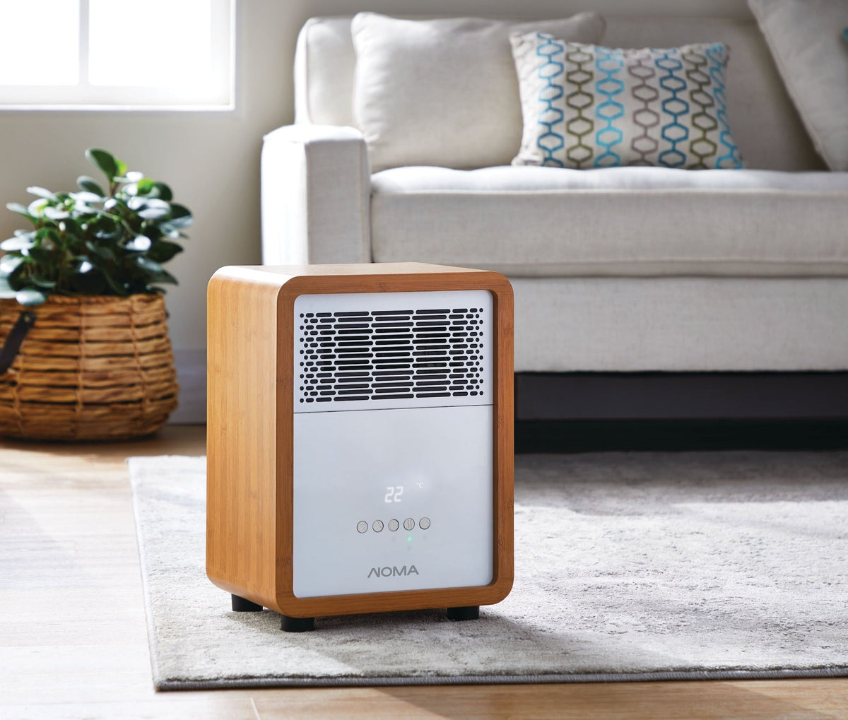 3-Setting Cabinet Heater with Child Lock, Quartz and Radiant Heating, Wood Grain Finish R5Q6 - product image 8