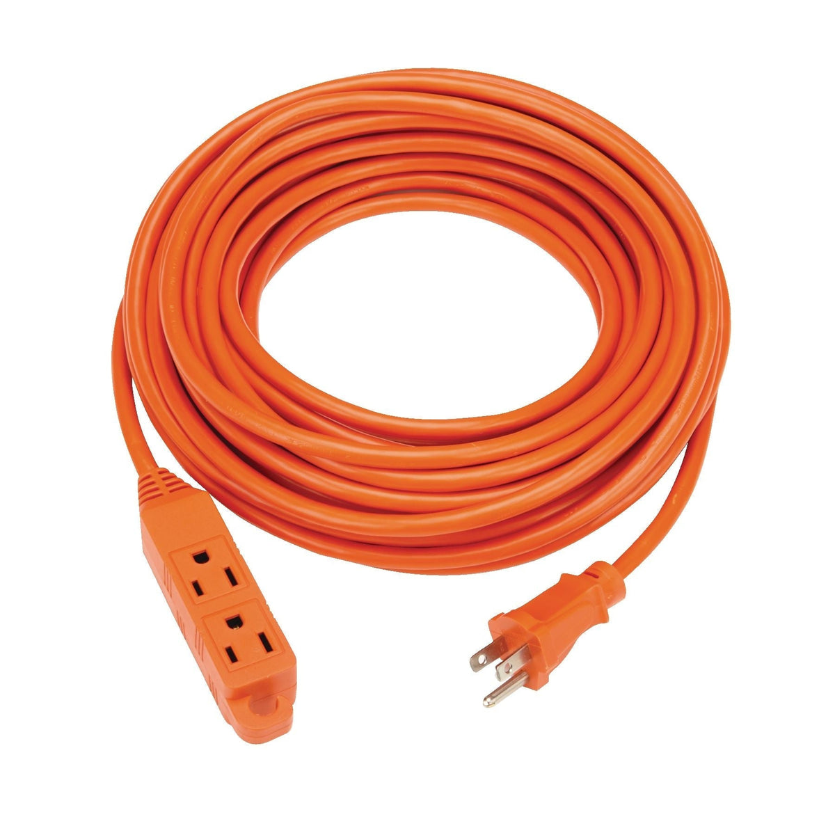 50-ft 16/3 Outdoor Extension Cord with 3 Grounded Outlets & Banana End, Orange V0D0 - product image 1