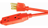 50-ft 16/3 Outdoor Extension Cord with 3 Grounded Outlets & Banana End, Orange V0D0 - product image 4