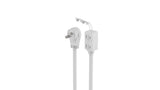 8-ft 2-in 16/2 Extension Cord, Flat plug, 3 Outlets, White E6X6 - product image 2