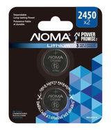 CR2450 Lithium Battery, Long-Lasting Power, 2-pc H1K6 - product image 1